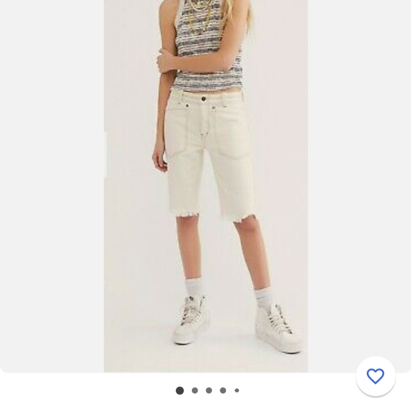 NWT Free People Rebel Rouser Cut-off Denim Shorts NWT Waist 25"